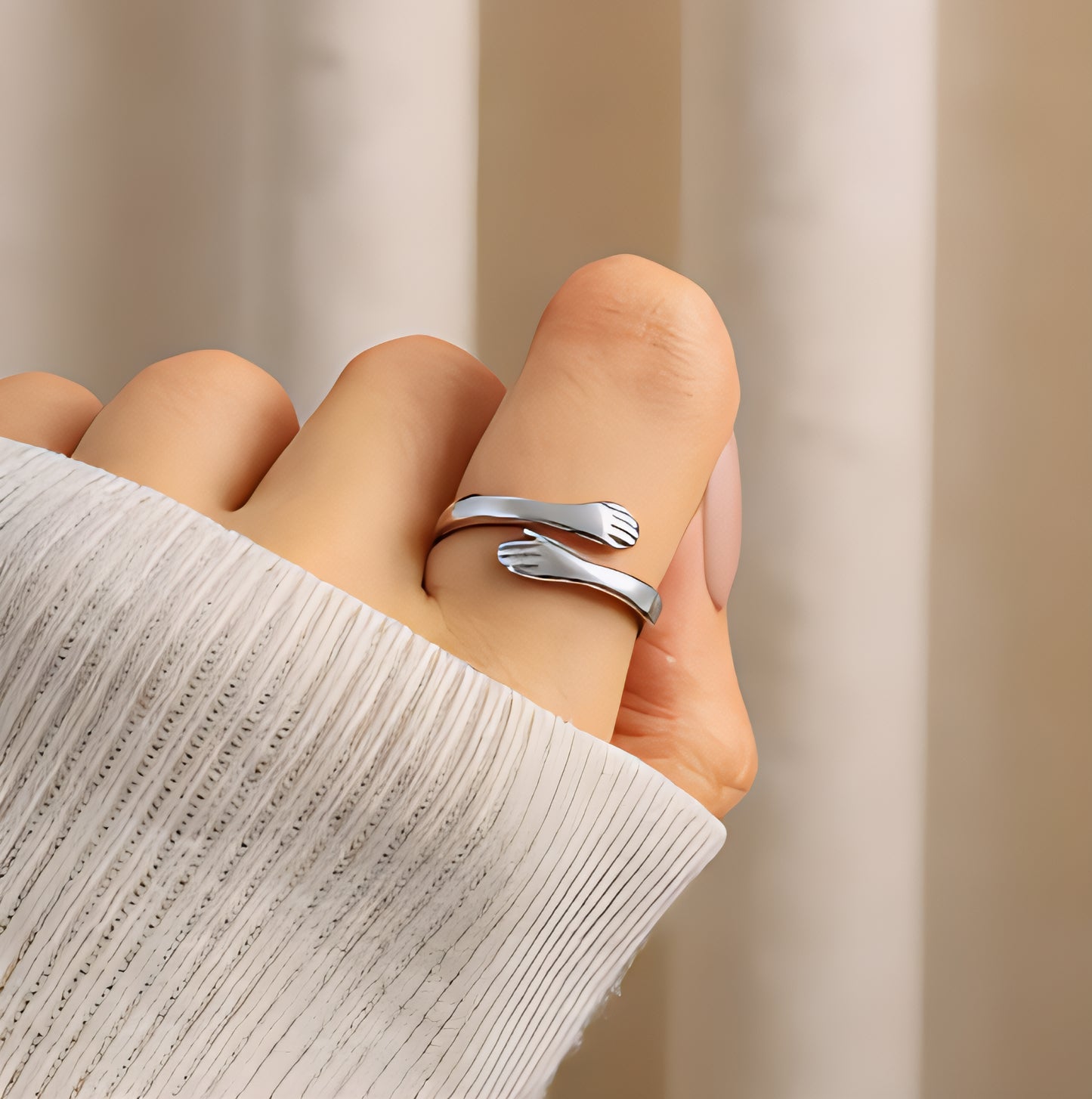Mi preciosa nieta - Anillo de Abrazo │Lunara Jewels™️