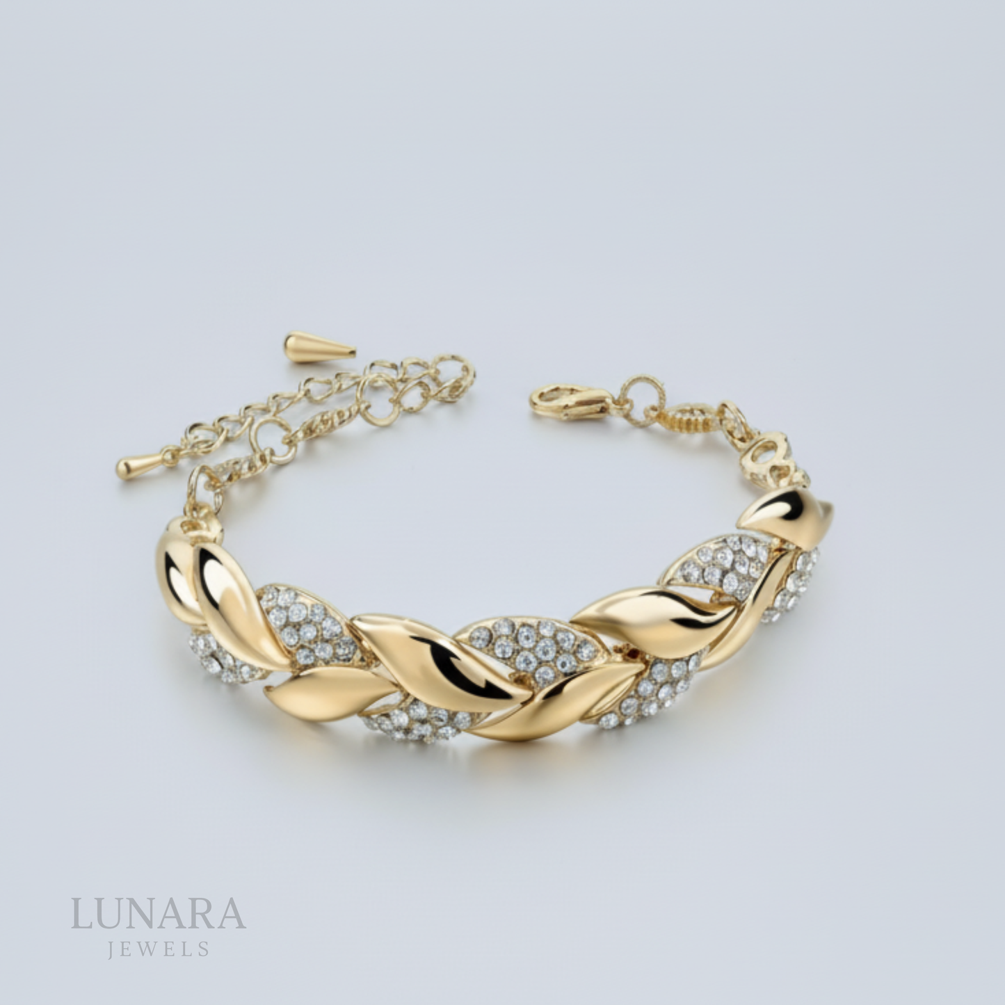 Pulsera Lunara de hojas doradas │Lunara Jewels™️