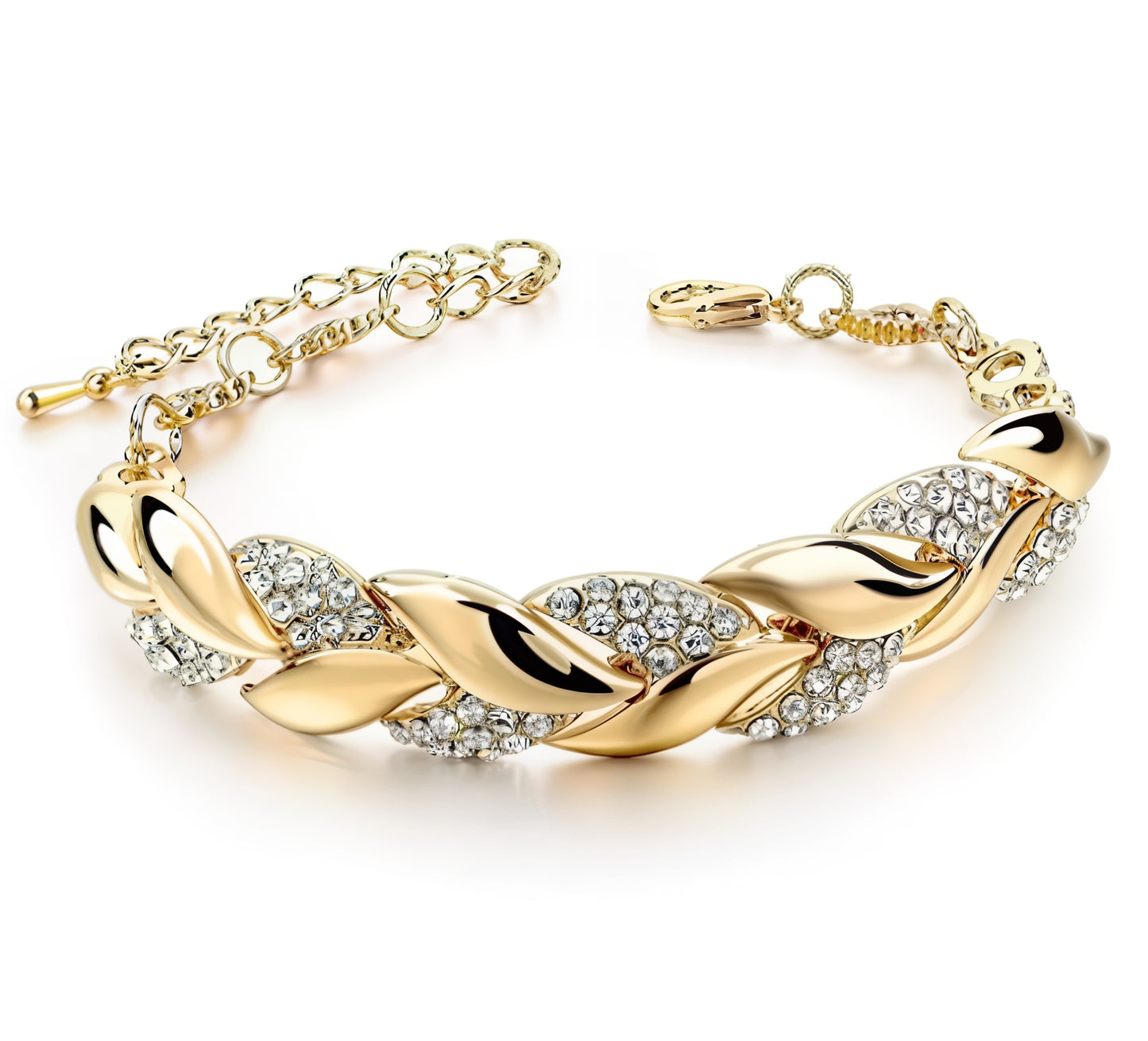 Pulsera Lunara de hojas doradas │Lunara Jewels™️