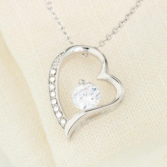 Collar corazón circonita cristal │Lunara Jewels™️