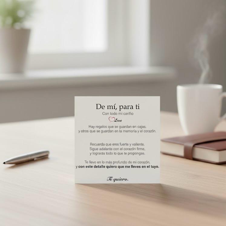 Mi preciosa nieta - Anillo de Abrazo │Lunara Jewels™️